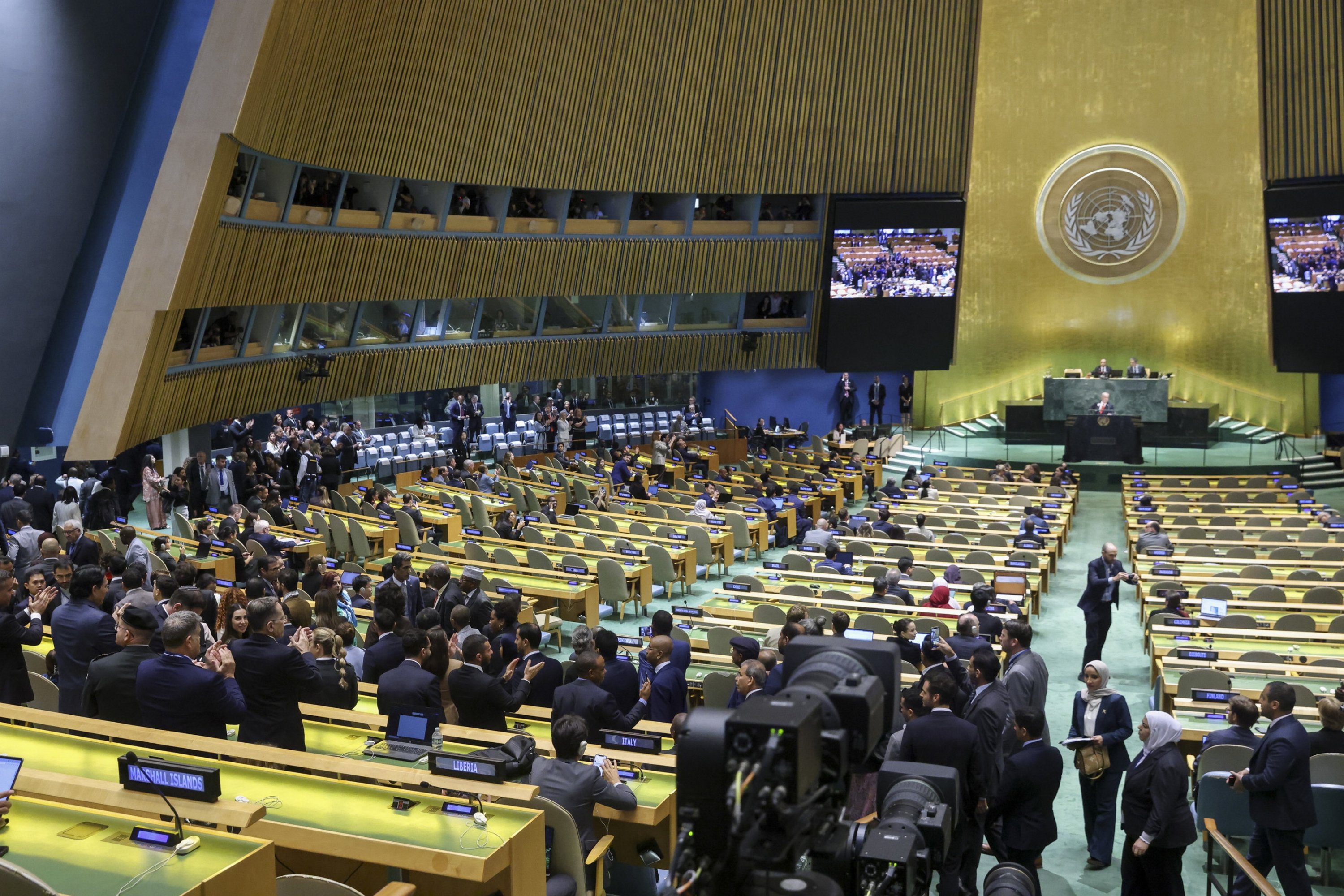 Countries protest Israeli PM Netanyahu's UNGA speech over Gaza
