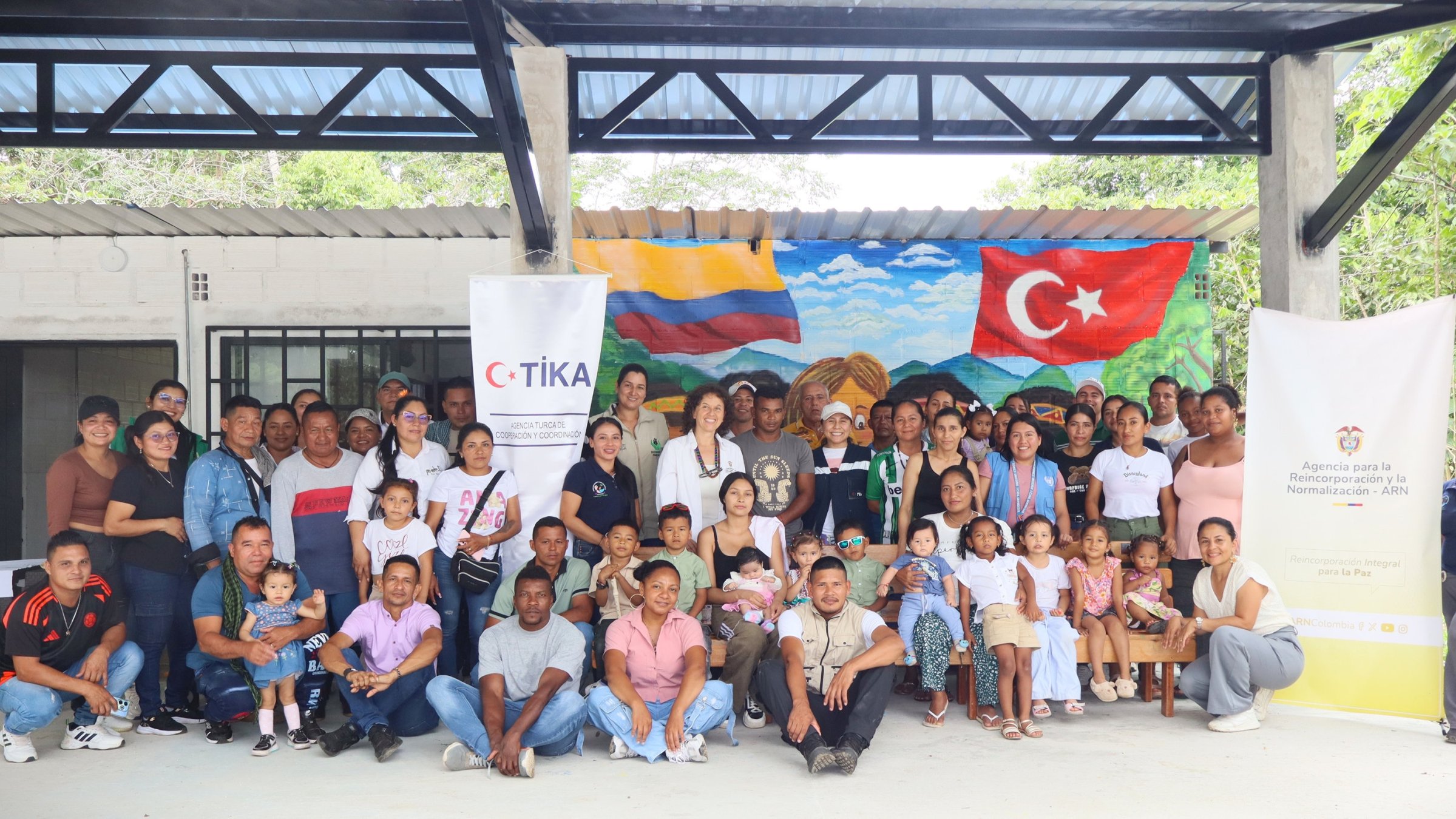 The Turkish Cooperation and Coordination Agency (TIKA) supports the establishment of a care and education center for children, Putumayo, Colombia, Sept. 26, 2025. (AA Photo)
