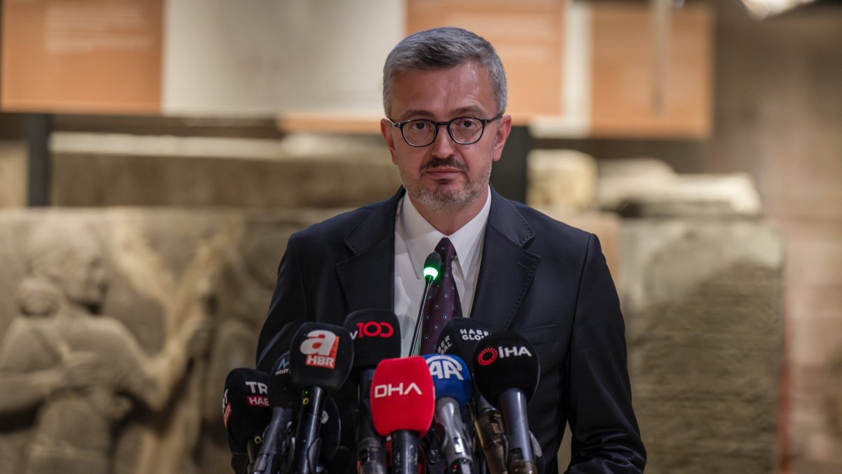 Presidential Communications Director Burhanettin Duran is seen at the inauguration ceremony of the Islamophobia combat center held at the Museum of Anatolian Civilizations, Ankara, Türkiye, May 22, 2025 (AA File Photo)