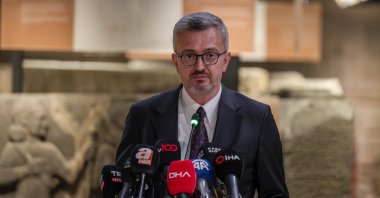 Presidential Communications Director Burhanettin Duran is seen at the inauguration ceremony of the Islamophobia combat center held at the Museum of Anatolian Civilizations, Ankara, Türkiye, May 22, 2025 (AA File Photo)