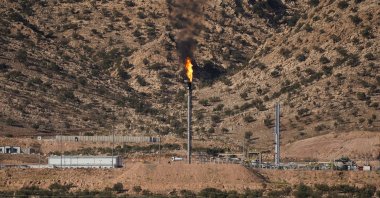 The Fishkhabur oil field, operated by Norwegian energy company DNO, near the city of Zakho in northern Dohuk province, Iraq, Sept. 26, 2025. (AA Photo)  ( Ismael Adnan Yaqoob - Anadolu Ajansı )