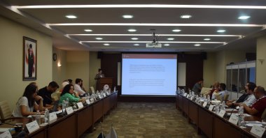 Participants observe smart irrigation systems during a workshop training, Izmir, Türkiye, Sept. 23, 2025. (Courtesy of Blue Peace Middle East)