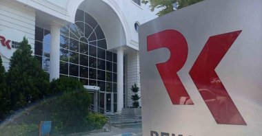 The logo of the Competition Authority (RK) is seen in this undated photo, Ankara, Türkiye. (IHA Photo)