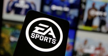 EA (Electronic Arts) Sports logo is seen in this illustration, Aug. 10, 2022. (Reuters Photo)