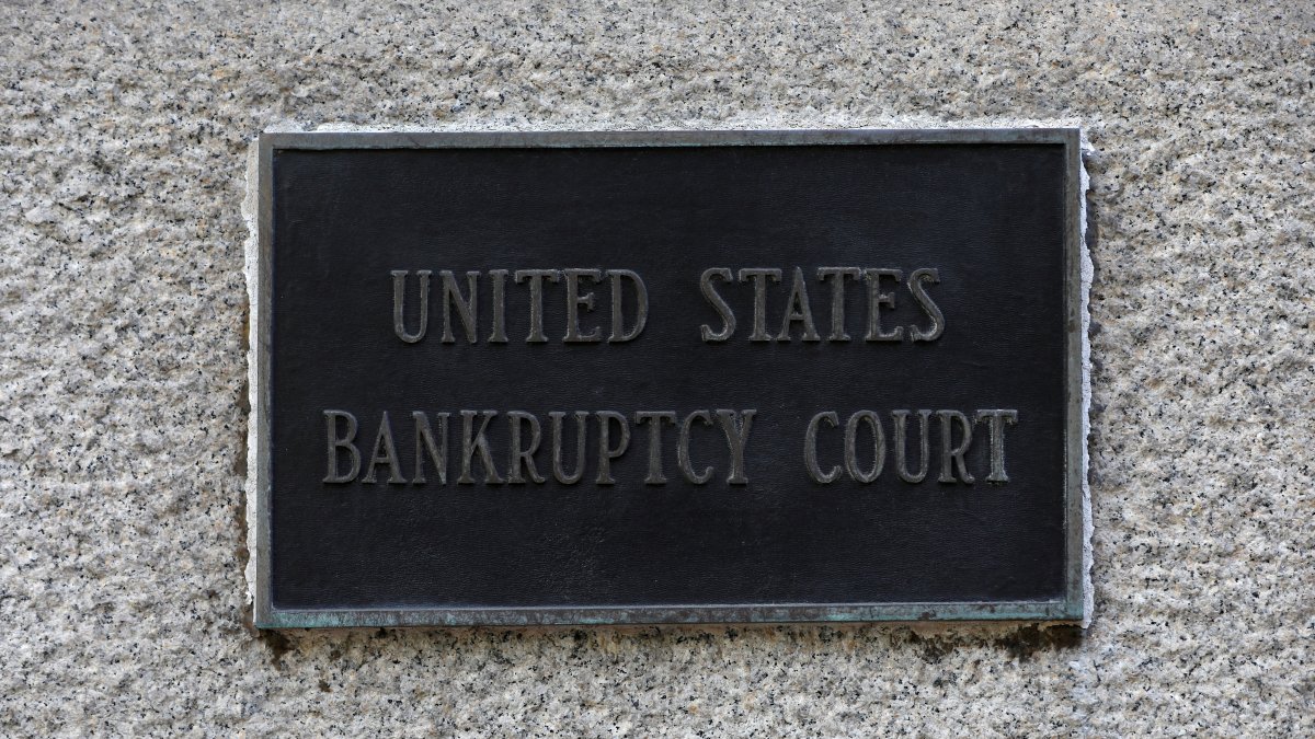Signage is seen at the U.S. Bankruptcy Court for the Southern District of New York, Manhattan, New York City, U.S., Aug. 24, 2020. (Reuters Photo)