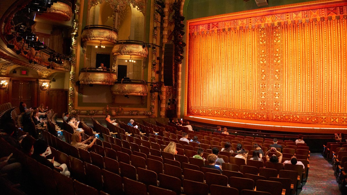 People visit the new Amsterdam Theatre, a Broadway theatre in Manhattan, New York, U.S., June 1, 2016. (Shutterstock Photo)