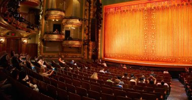 People visit the new Amsterdam Theatre, a Broadway theatre in Manhattan, New York, U.S., June 1, 2016. (Shutterstock Photo)