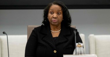 Lisa Cook, member of the Board of Governors of the U.S. Federal Reserve, attends a Federal Reserve Board open meeting discussing proposed revisions to the board&#039;s supplementary leverage ratio standards at the Federal Reserve Board building, in Washington, D.C., U.S., June 25, 2025. (AFP Photo)