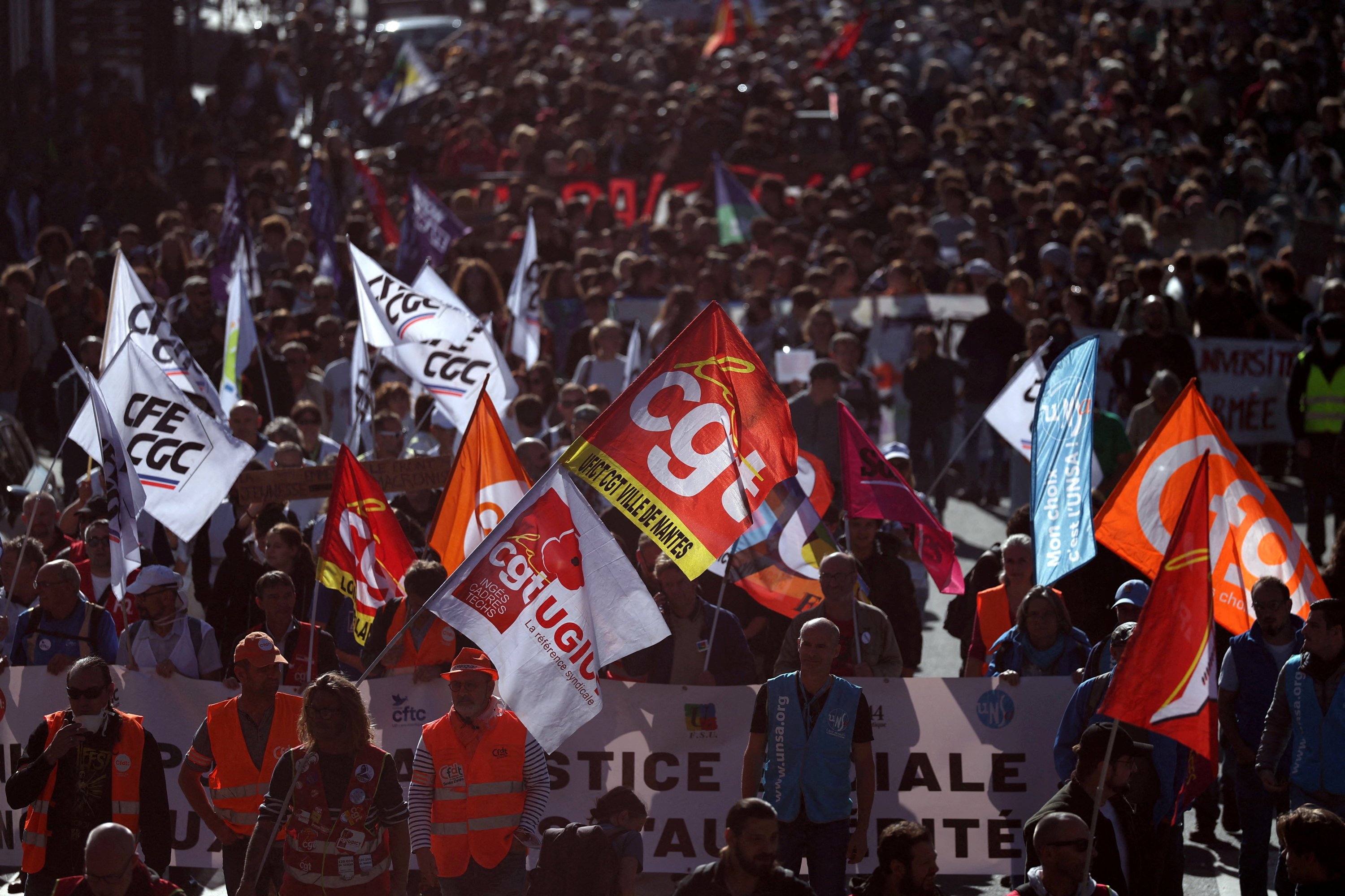 Eiffel Tower shut as strikes held across France against austerity