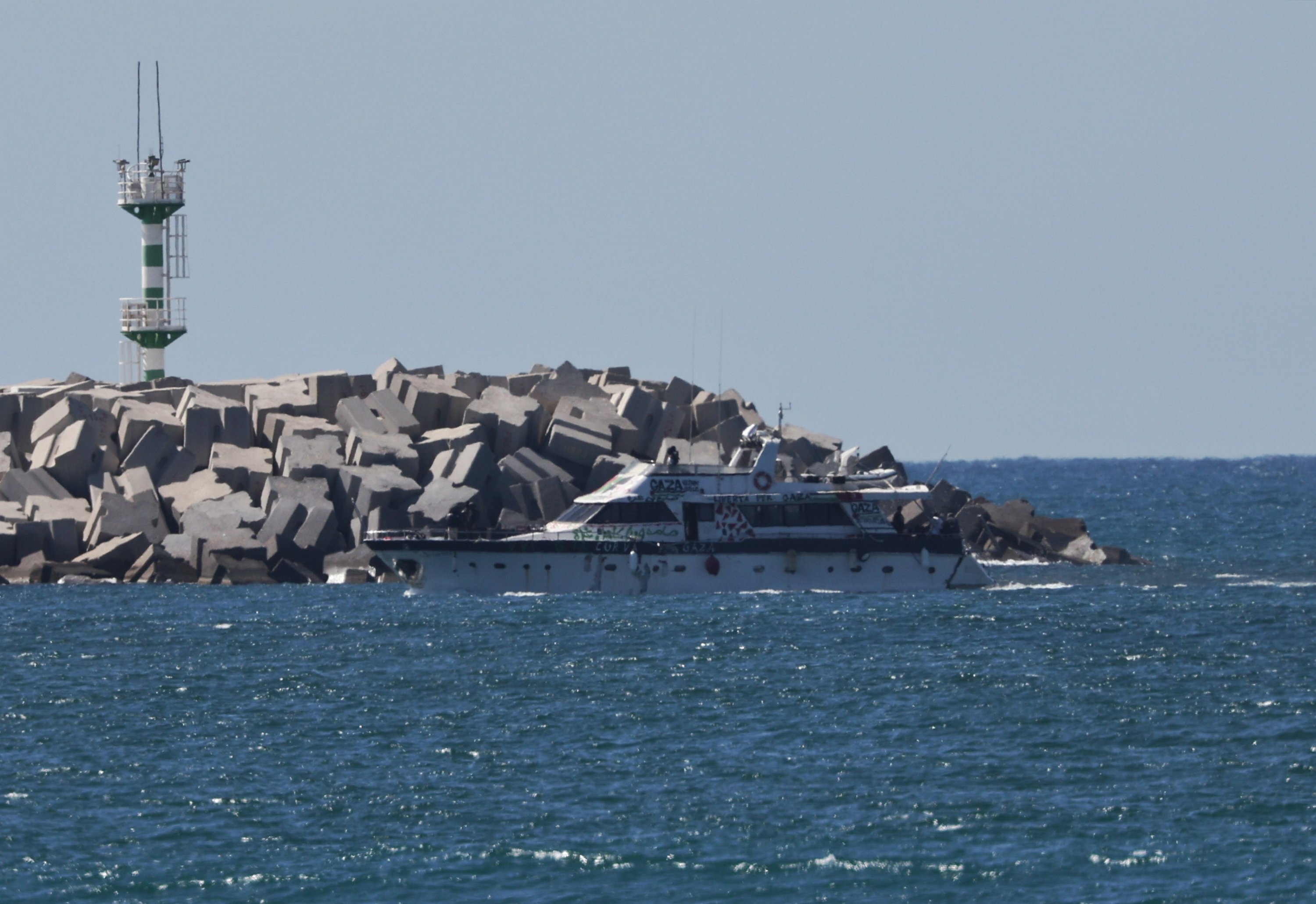 All ships intercepted by Israel except 1 still en route to Gaza