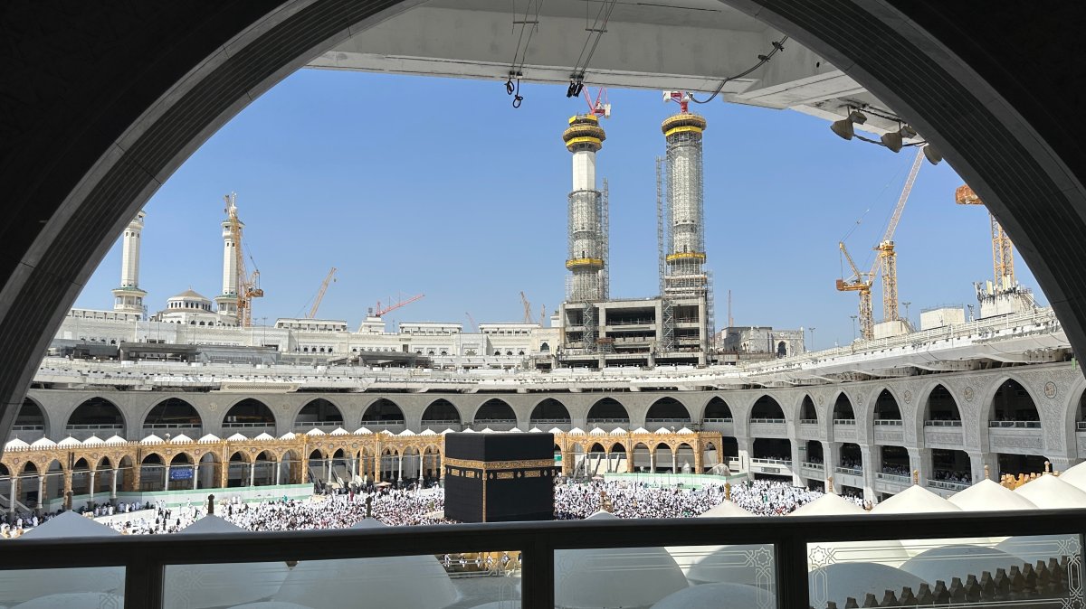 In this undated photo, Muslim pilgrims circle the Kaaba during the Hajj pilgrimage at the Grand Mosque in Makkah, Saudi Arabia. (Shutterstock Photo)