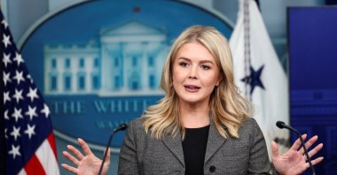 White House Press Secretary Karoline Leavitt speaks during a press briefing in Washington, D.C., U.S., Oct. 1, 2025. (Reuters Photo)