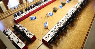 The terror-free Türkiye commission is seen convening at Parliament, Ankara, Türkiye, Oct. 2, 2025. (AA Photo)