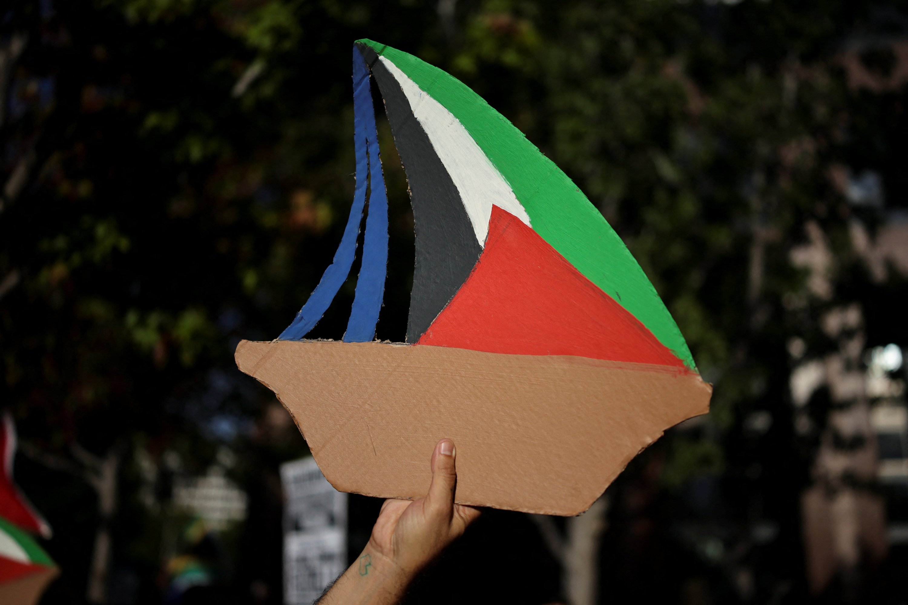 2 more vessels join new Gaza aid flotilla, raising total to 11