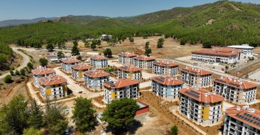 An aerial view of residential buildings, Muğla, southwestern Türkiye, Sept. 30, 2025. (AA Photo)
