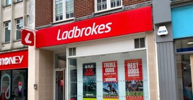 A Ladbrokes betting shop in Chelmsford, U.K., May 4, 2022. (Shutterstock Photo)