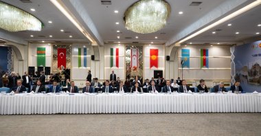 AK Party deputy chair and head of Relations with Turkic States, Kürşad Zorlu, is seen at the Turkic States Cooperation Day program, Ankara, Türkiye, Oct. 3, 2025. (AA Photo)