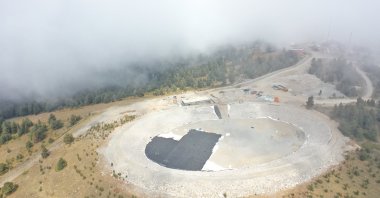 Sarıkamış Ski Center, one of Türkiye’s leading winter tourism destinations, will no longer rely on natural snowfall to open its ski season, thanks to its newly installed artificial snowmaking system, Kars, Türkiye, Oct. 3, 2025. (AA Photo)