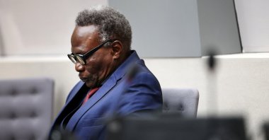 Ali Muhammad Ali Abd-Al-Rahman, suspected by the prosecution of 31 counts of war crimes and crimes against humanity allegedly committed in Sudan&#039;s Darfur region, attends the hearing where the judgment in his trial is delivered at the International Criminal Court (ICC) in The Hague, Netherlands, Oct. 6, 2025. (Reuters Photo)