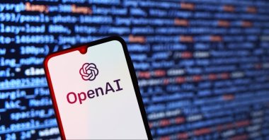 A smartphone on a surface showing the OpenAI logo, Prague, Czechia, Oct. 21, 2024. (Shutterstock Photo)