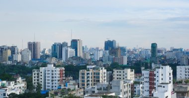 Residential and financial buildings are seen in Dhaka, Bangladesh, in this undated photo. (Shutterstock Photo)