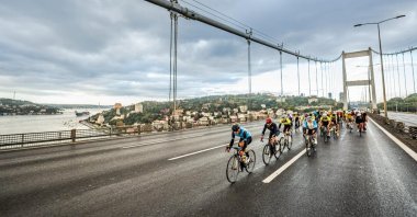 L&#039;Etape Türkiye by Tour de France, the amateur cycling race series of the Tour de France, will be held in Istanbul. (IHA Photo)
