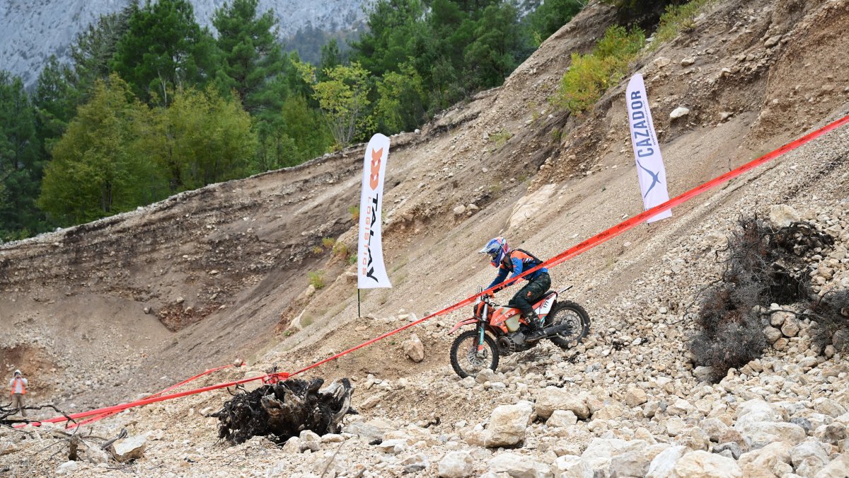 ChatGPT said:

A rider practices on the rugged terrain of Kemer’s forest stage ahead of the 16th Sea to Sky Enduro, which doubles as the fifth leg of the FIM Hard Enduro World Championship, Antalya, Oct. 8, 2025. (AA Photo)