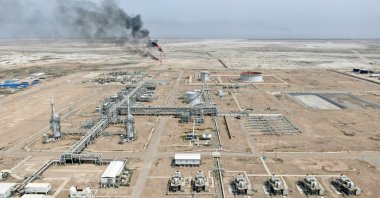 A view shows Iraq&#039;s Majnoon oilfield near Basra, Iraq, March 31, 2021. (Reuters Photo)