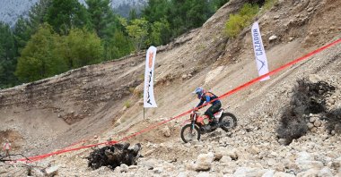 ChatGPT said:

A rider practices on the rugged terrain of Kemer’s forest stage ahead of the 16th Sea to Sky Enduro, which doubles as the fifth leg of the FIM Hard Enduro World Championship, Antalya, Oct. 8, 2025. (AA Photo)