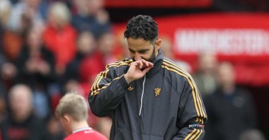 Manchester United manager Ruben Amorim before the Premier League against Sunderland at Old Trafford, Manchester, U.K., Oct. 4, 2025. (Reuters Photo)