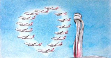 &quot;On Aug. 2, 2025, IGA shattered European records by handling 1,698 aircraft movements in a single day.&quot; (Illustration by Erhan Yalvaç)
