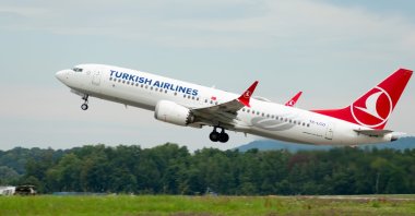 A Turkish Airlines Boeing 737 Max-8 aircraft takes off from Zurich, Switzerland, Aug. 5, 2025. (Shutterstock Photo)