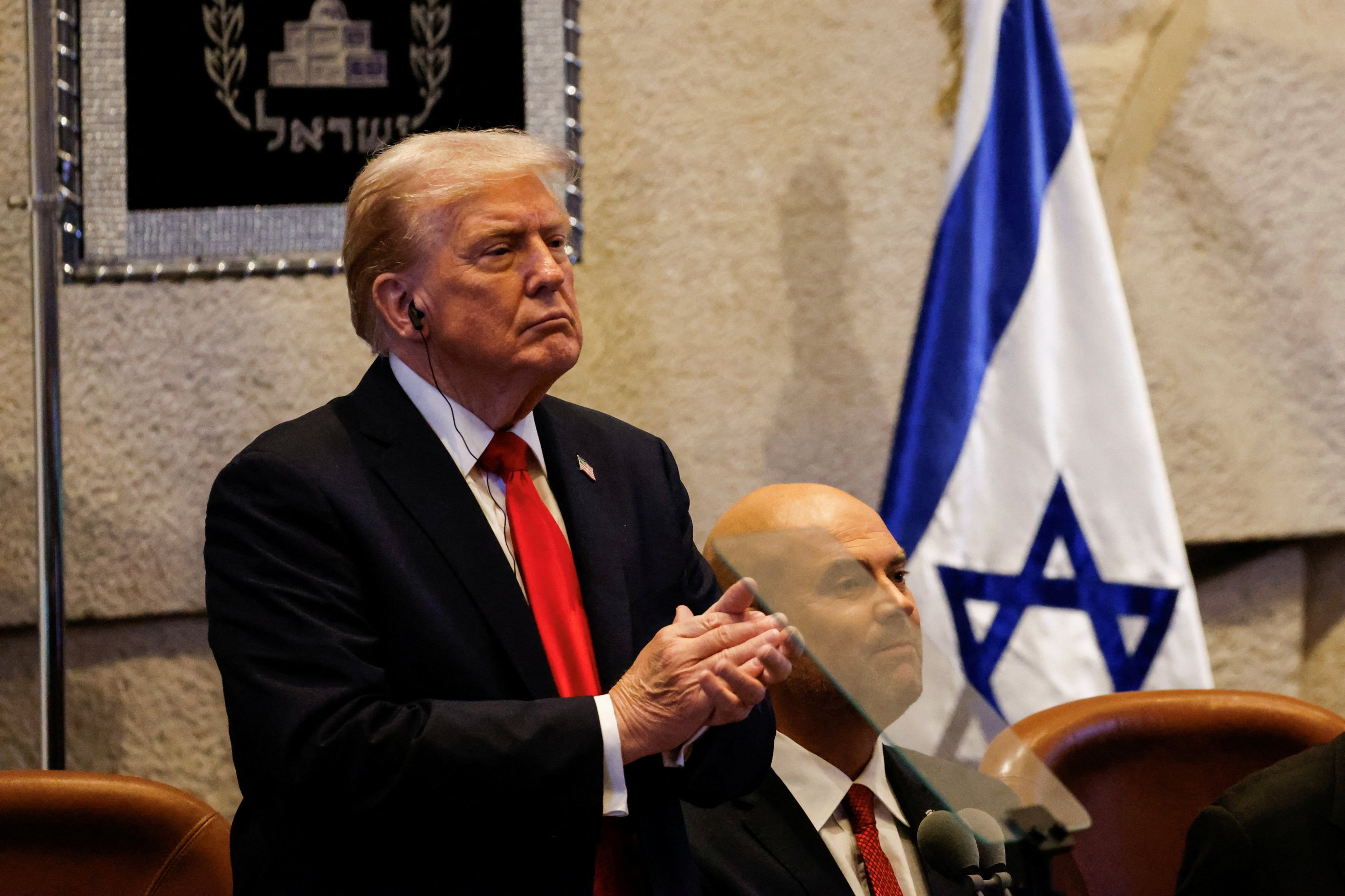 Trump claims 'historic dawn of a new Middle East' in Knesset speech