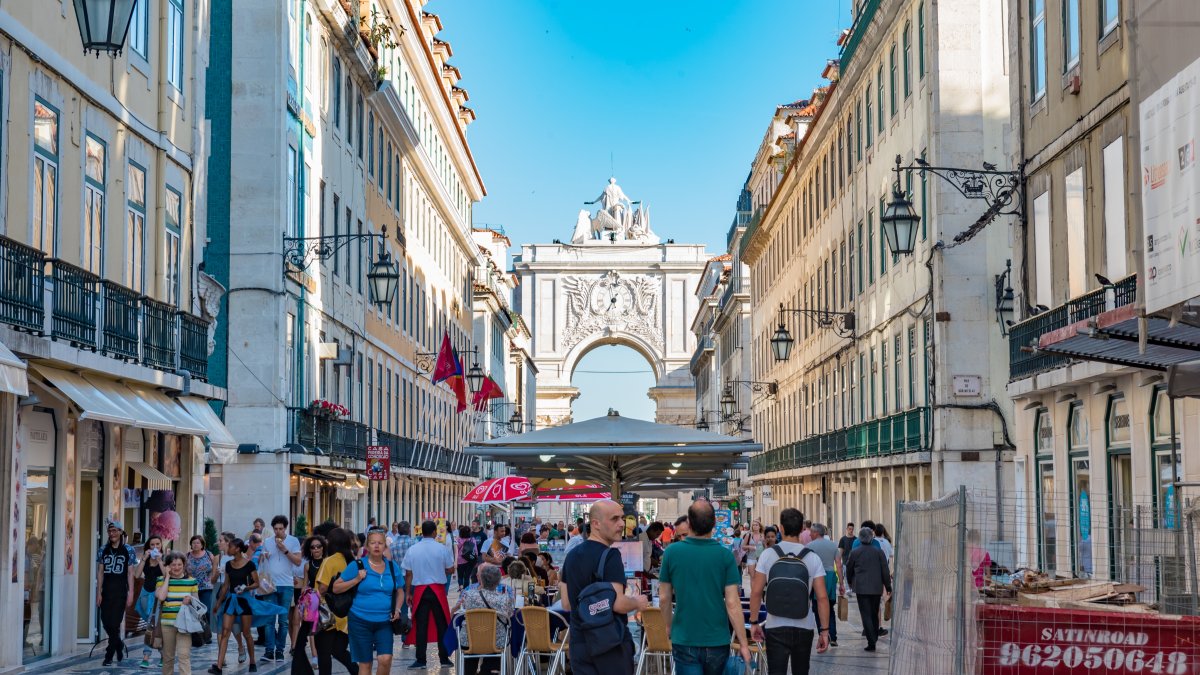 Street view of the city center of Lisbon, Portugal, June 1, 2016. (Shutterstock Photo)