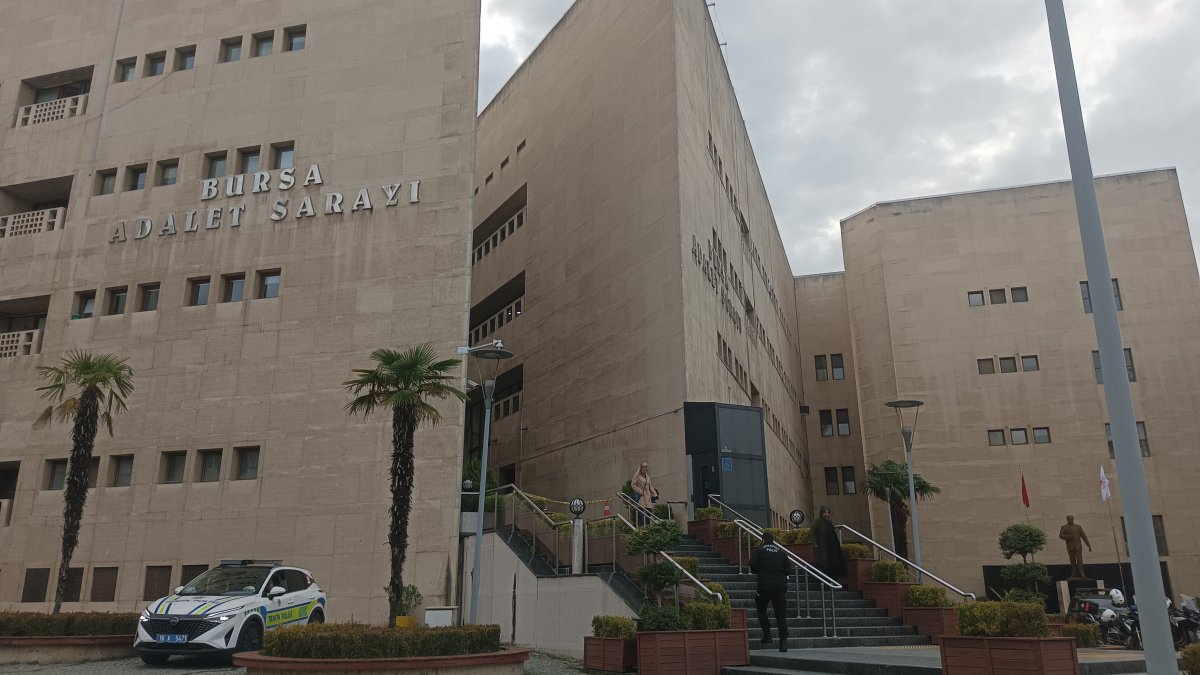 The courthouse of western Bursa province, Türkiye, Oct. 14, 2025. (DHA Photo)