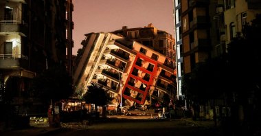 A general view of the destroyed buildings in the aftermath of the deadly earthquake in Antakya, Hatay, southern Türkiye, Feb. 19, 2023. (Reuters Photo)