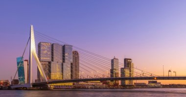A general view of Erasmus Bridge. (Shutterstock Photo)