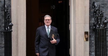 British Prime Minister Keir Starmer leaves 10 Downing Street, following a cabinet meeting, in London, Britain, Oct. 14, 2025. (Reuters Photo)