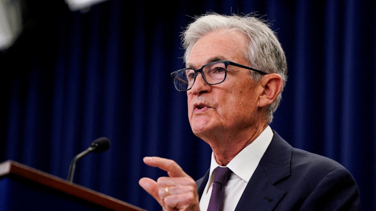 U.S. Federal Reserve (Fed) Chair Jerome Powell speaks during a press conference, following the issuance of the Federal Open Market Committee&#039;s statement on interest rate policy, in Washington, D.C., U.S., Sept. 17, 2025. (Reuters Photo)