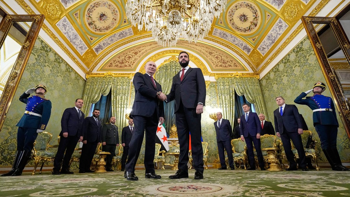 Syria's al-Sharaa meets Putin in Moscow with eyes on Russia reset