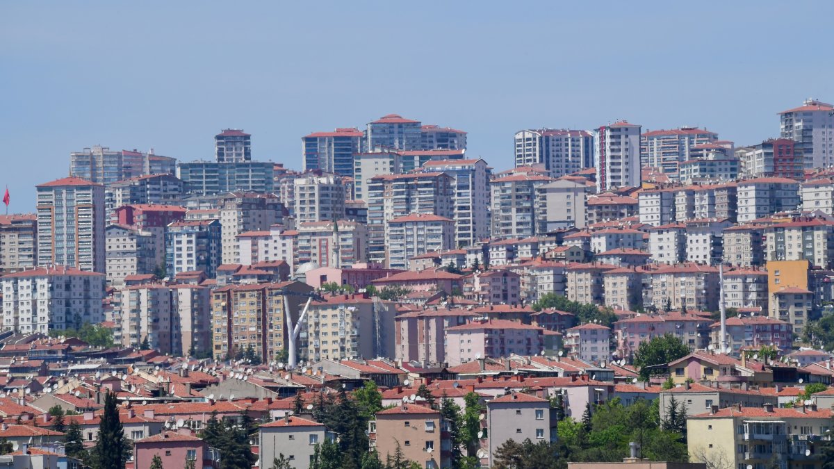 Residential buildings in the Yenimahalle district, Ankara, Türkiye, May 8, 2024. (Reuters Photo)