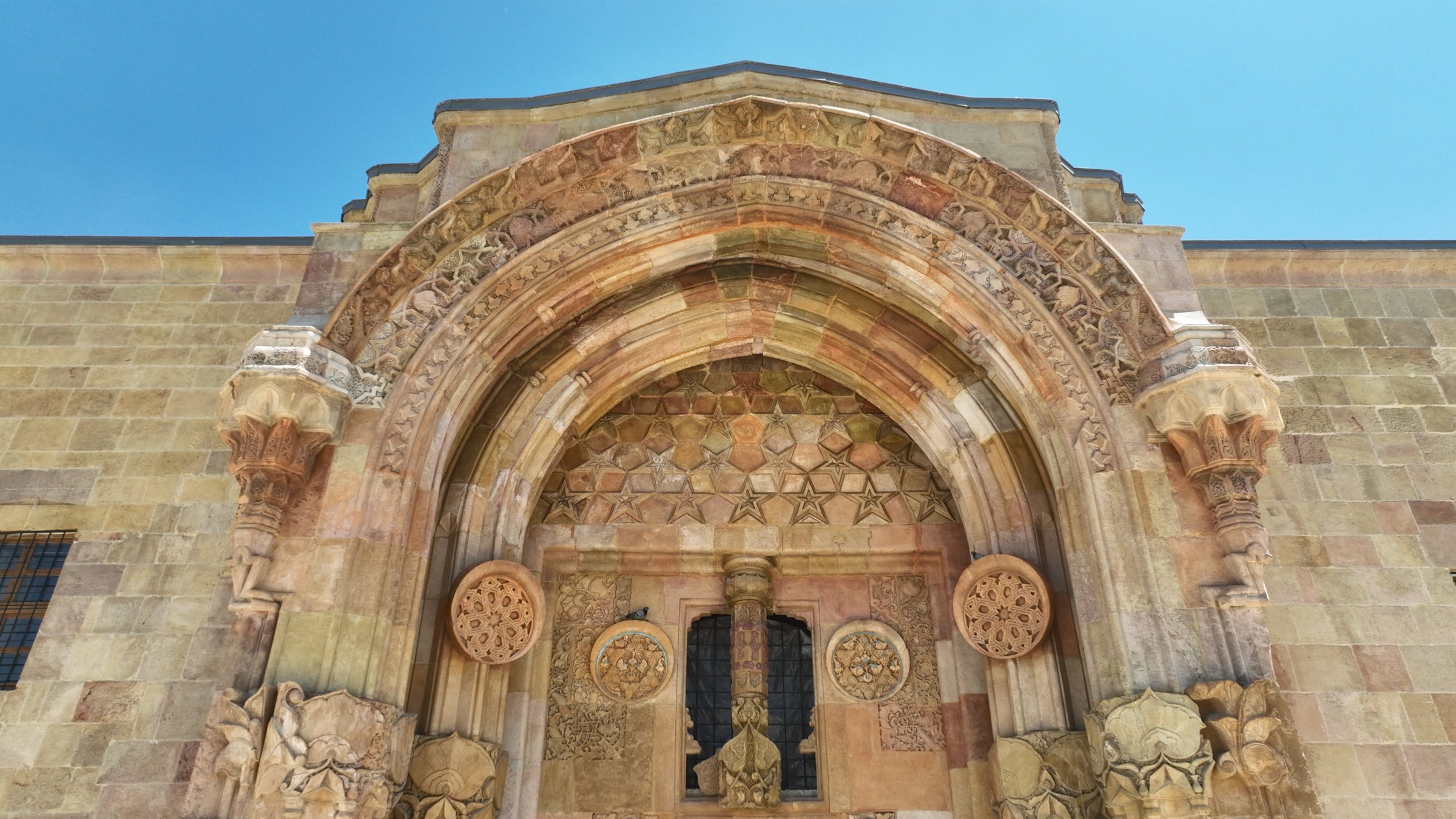 The façade of the Divriği Great Mosque and Hospital, Sivas, eastern Türkiye, May 29, 2025. (AA Photo)