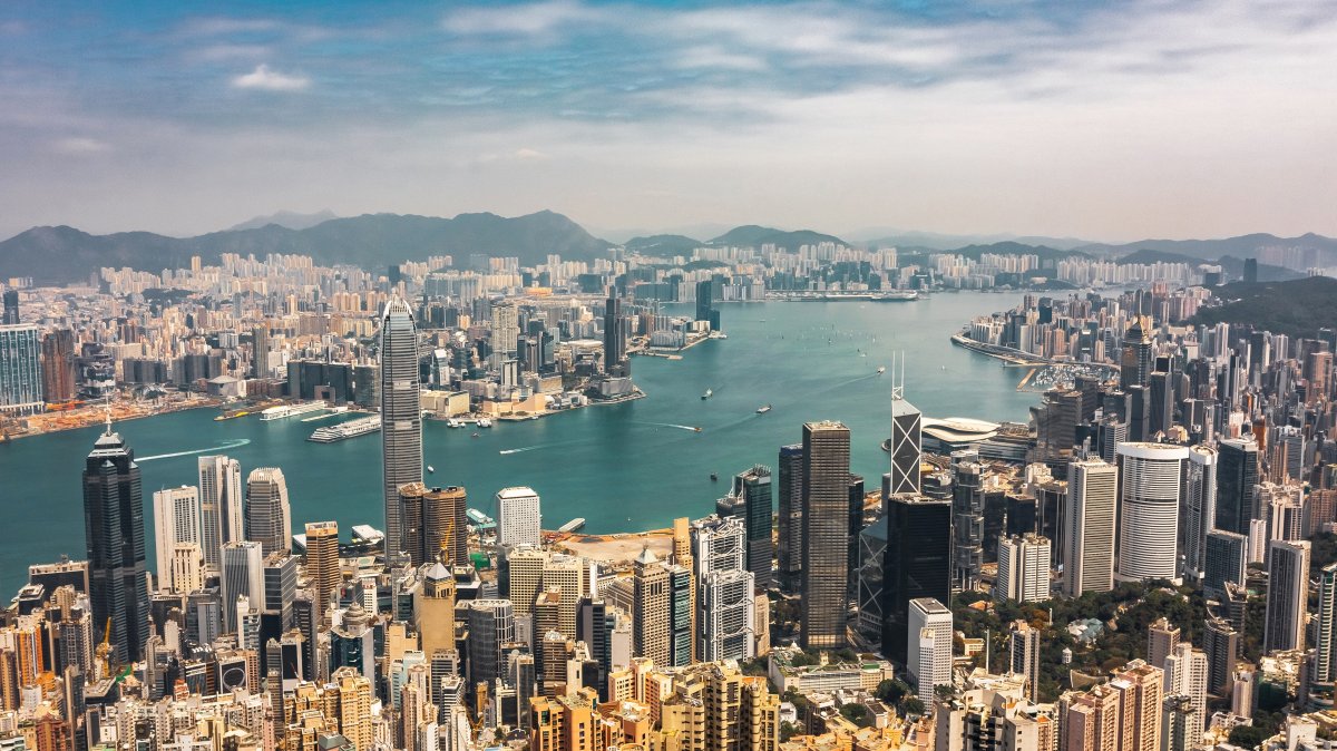 An aerial view of Hong Kong. (Shutterstock Photo)