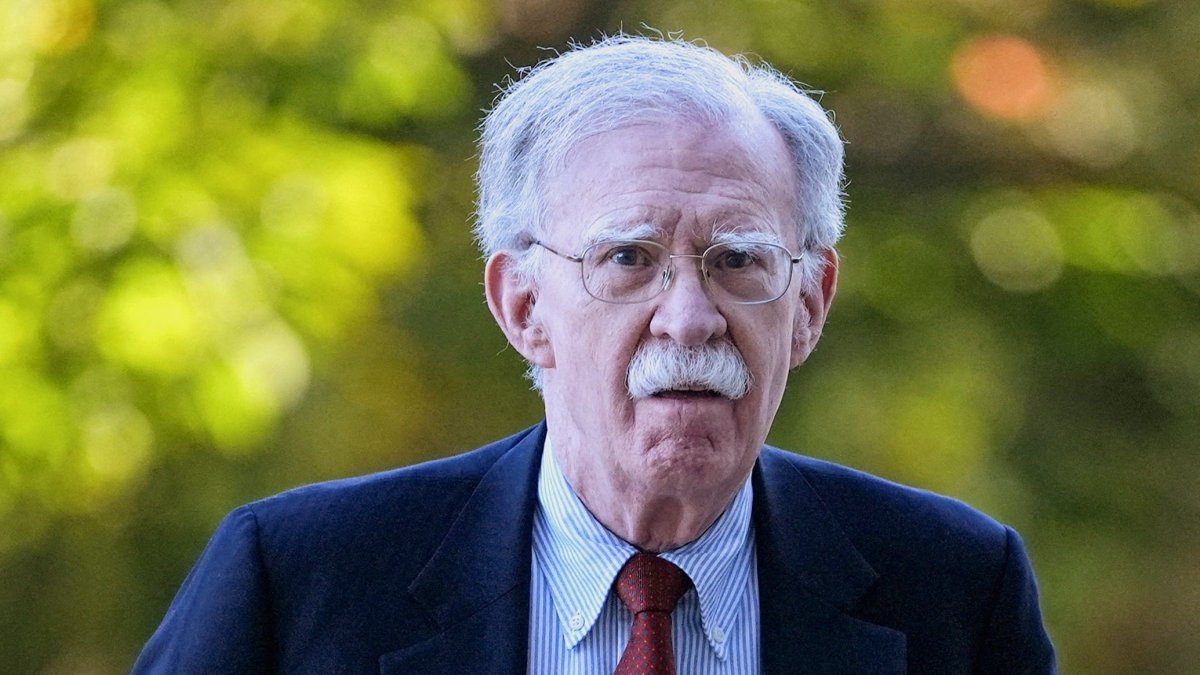 Former White House national security adviser John Bolton arrives at U.S. District Court for the District of Maryland, in Greenbelt, Maryland, U.S., Oct. 17, 2025. (Reuters Photo)