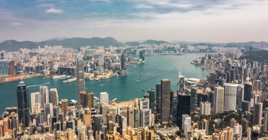 An aerial view of Hong Kong. (Shutterstock Photo)