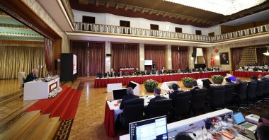 A view of the parliamentary committee in session, Ankara, Türkiye, Oct. 15, 2025. (AA Photo)