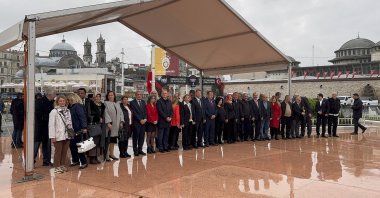 Muhtars attend a ceremony for Muhtars&#039; Day, Istanbul, Türkiye, Oct. 19, 2025. (AA Photo)