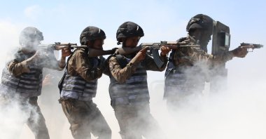 Somali police attend a training session, Mogadishu, Somalia, Oct. 18, 2025. (AA Photo)