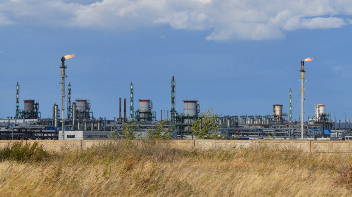 A view shows the Orenburg gas processing plant of Gazprom in the Orenburg Region, Russia, Sept. 1, 2023. (Reuters Photo)