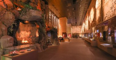 A general view of Turkish-designed exhibition space blending history and technology, Uzbekistan, Oct. 14, 2025. (AA Photo)